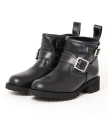 「YOSUKE/ヨースケ」厚底レザーショートエンジニアブーツ