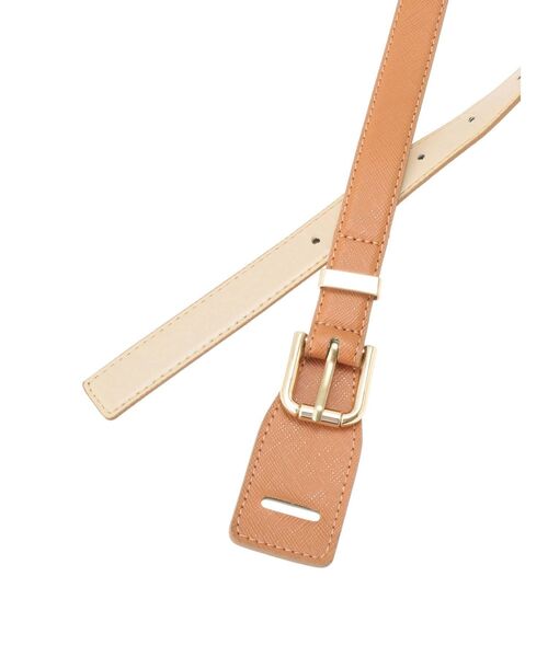 dazzlin（ダズリン）の「バックルミドルベルト（ベルト・レディース・ブラック/ベージュ/キャメル・FREE）」の5枚目の写真