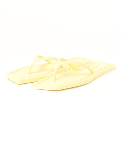 ADAM ET ROPE'(アダムエロペ)の「【CARLOTHA RAY】shoes(サンダル・レディース・ホワイト/イエロー/ブラック・35/37)」の2枚目の写真
