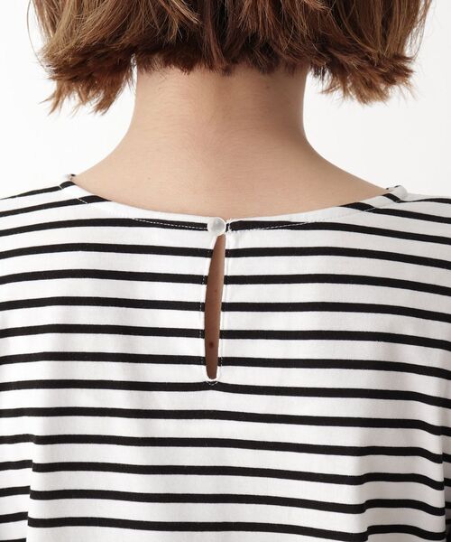 DRESKIP（ドレスキップ）の「◆ひんやり袖ギャザーTシャツ（Tシャツ/カットソー・レディース・ライトグレー系2/ブラック系2/オフホワイト/ブラック・02/04/03）」の12枚目の写真