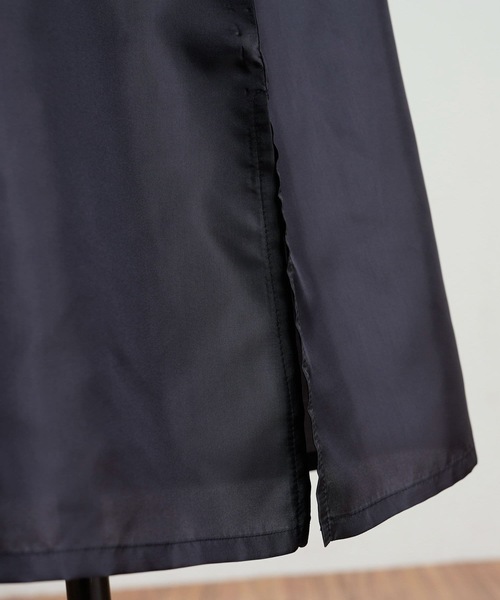 BEARDSLEY(ビアズリー)の「シワチェックニットコンビワンピース(ワンピース・レディース・ネイビー・FREE)」の21枚目の写真