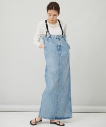 カレンソロジー&RC ダークブルー デニム サスペンダーワンピース Curensology（カレンソロジー）の「Curensology(カレンソロジー)/＜&RC