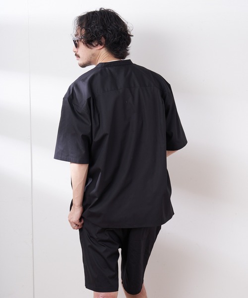 CIAOPANIC TYPY（チャオパニックティピー）の「【ZOZOTOWN限定】【セットアップ】タイプライターバンドカラーシャツ+バギーショーツ（セットアップ・メンズ・ブラウン/ブラック/ベージュ系その他・L/M）」の21枚目の写真