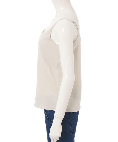 fifth（フィフス）の「マットサテンキャミソール（キャミソール・レディース・グリーン/アイボリー・MEDIUM）」の8枚目の写真