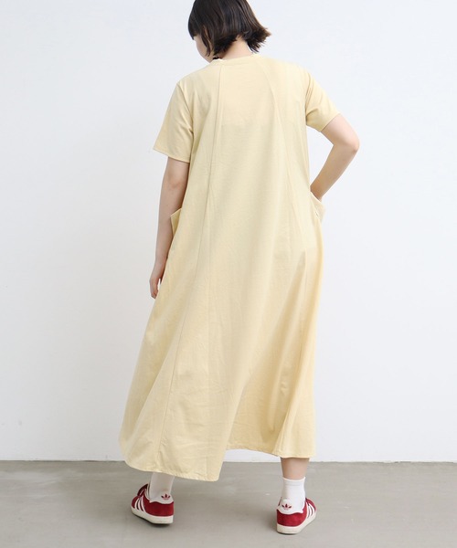 I am I in fact...(アイアムアイインファクト)の「スワイスワイ天竺 ゴアードワンピース(ワンピース・レディース・グリーン/イエロー/レッド/ブラック・FREE)」の21枚目の写真