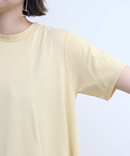 I am I in fact...(アイアムアイインファクト)の「スワイスワイ天竺 ゴアードワンピース(ワンピース・レディース・グリーン/イエロー/レッド/ブラック・FREE)」の14枚目の写真