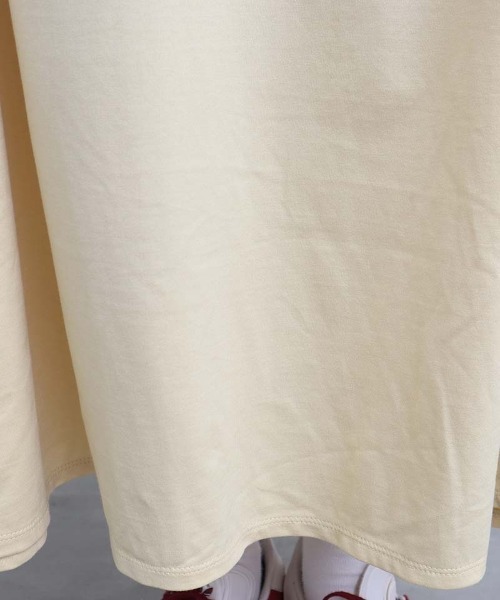 I am I in fact...(アイアムアイインファクト)の「スワイスワイ天竺 ゴアードワンピース(ワンピース・レディース・グリーン/イエロー/レッド/ブラック・FREE)」の7枚目の写真