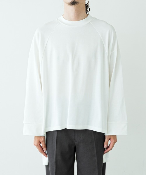 Lui's（ルイス）の「ウルティマスクエアテールカットソー（Tシャツ/カットソー・メンズ・ブラック/ワインレッド/ホワイト/オリーブ/チャコールグレー・FREE）」の17枚目の写真