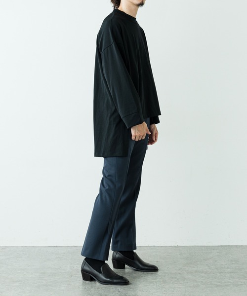 Lui's（ルイス）の「ウルティマスクエアテールカットソー（Tシャツ/カットソー・メンズ・ブラック/ワインレッド/ホワイト/オリーブ/チャコールグレー・FREE）」の12枚目の写真