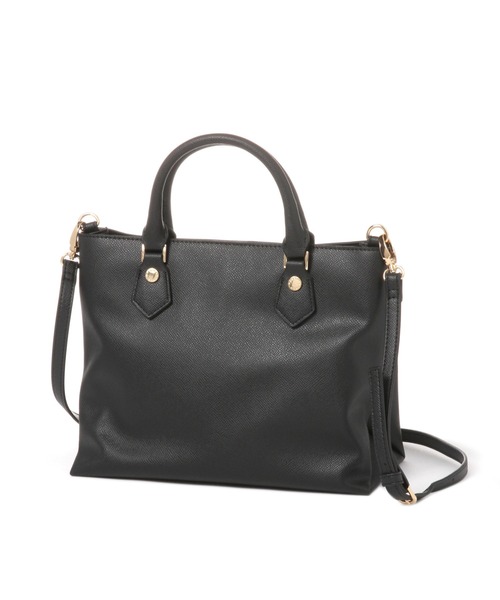 LEPSIM（レプシィム）の「【2WAYで使える】綺麗めなシーンにぴったりなBAG　955328（ショルダーバッグ・レディース・ブラック/ブラウン・ONE SIZE）」の2枚目の写真