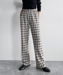 PAGEBOY | モノグラムラメジャガードパンツ(その他パンツ)