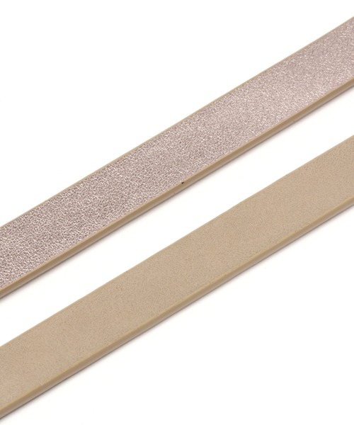 LEPSIM（レプシィム）の「ピンレス２ＷＡＹホソベルト　957941（ベルト・レディース・ブラック/グレイッシュベージュ/ブラウン/パイソン・ONE SIZE）」の10枚目の写真