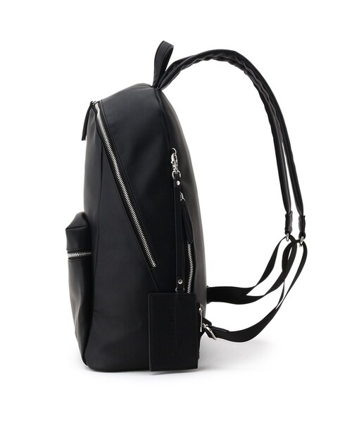 BASECONTROL（ベースコントロール）の「◆【WEB限定】PUレザー リュック バックパック（バックパック/リュック・レディース・グレー/ブラック系8・99）」の5枚目の写真