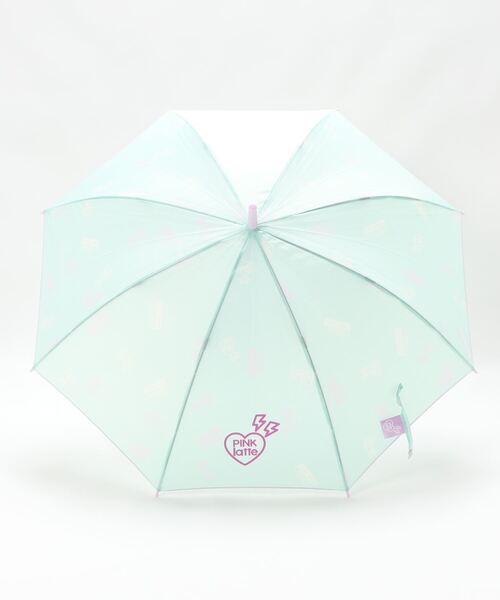 長傘ジュニア ロゴ総柄長傘58cm 長傘 Pink Latte ピンクラテ のファッション Pink Latte ピンクラテ