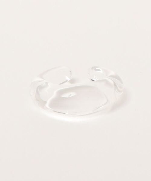 tone（トーン）の「【ECRu.】ニュアンス　クリアリング（リング・レディース・パープル/ブラウン/クリア/ブルー・SMALL/MEDIUM）」の16枚目の写真