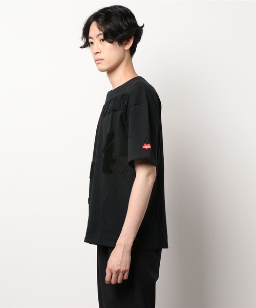 CERCA（チェルカ）の「RM/刺繍クルーネック半袖Tシャツ（Tシャツ/カットソー・メンズ・ホワイト/ブラック/ホワイト系その他/ブラック系その他・MEDIUM/X-LARGE/LARGE）」の5枚目の写真