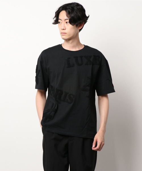 CERCA（チェルカ）の「RM/刺繍クルーネック半袖Tシャツ（Tシャツ/カットソー・メンズ・ホワイト/ブラック/ホワイト系その他/ブラック系その他・MEDIUM/X-LARGE/LARGE）」の7枚目の写真