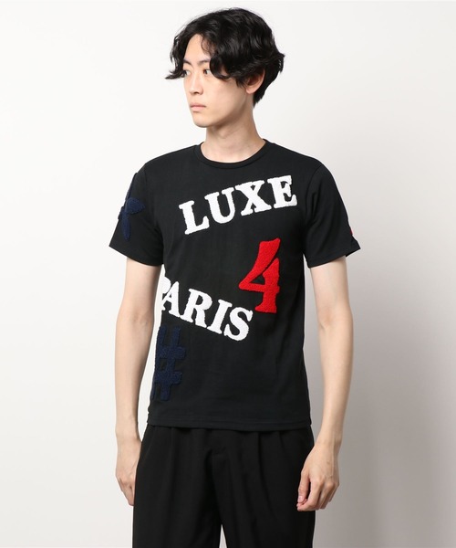 CERCA（チェルカ）の「RM/刺繍クルーネック半袖Tシャツ（Tシャツ/カットソー・メンズ・ホワイト/ブラック/ホワイト系その他/ブラック系その他・MEDIUM/X-LARGE/LARGE）」の8枚目の写真