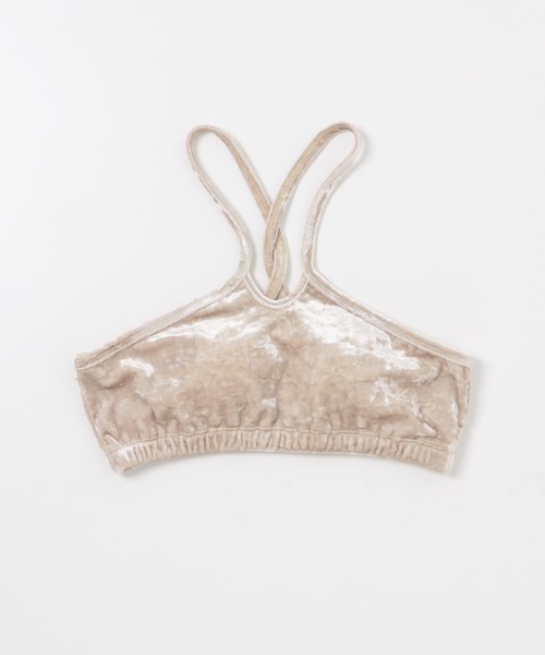 KBF（ケイビーエフ）の「ベロアブラトップ（ブラジャー・レディース・ダークブラウン/ベージュ系その他/ブルー系その他・ONE）」の12枚目の写真