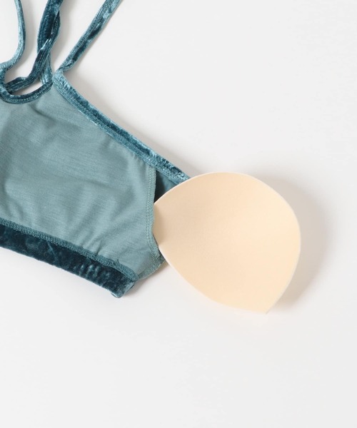 KBF（ケイビーエフ）の「ベロアブラトップ（ブラジャー・レディース・ダークブラウン/ベージュ系その他/ブルー系その他・ONE）」の11枚目の写真