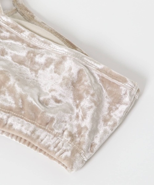 KBF（ケイビーエフ）の「ベロアブラトップ（ブラジャー・レディース・ダークブラウン/ベージュ系その他/ブルー系その他・ONE）」の9枚目の写真