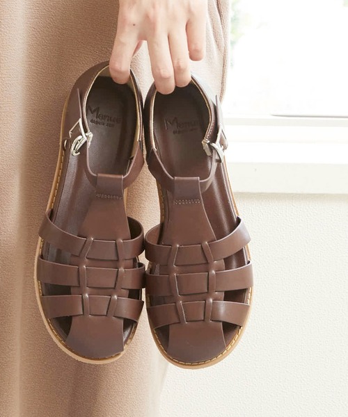 セール レディース グルカフラットサンダル サンダル Menue メヌエ のファッション通販 Zozotown