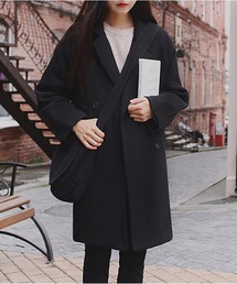 あったか ダブル チェスターコート