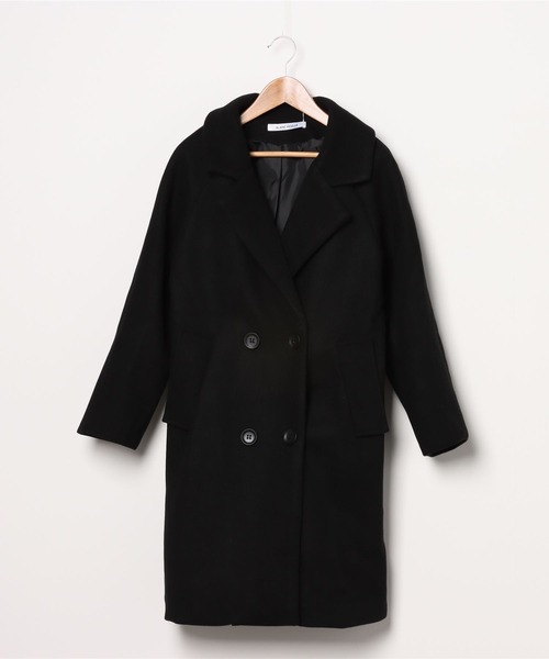 RUUX（ルーフ）の「あったか ダブル チェスターコート（チェスターコート・レディース・ブラック/ベージュ・M/L/XL/XXL/S）」の16枚目の写真