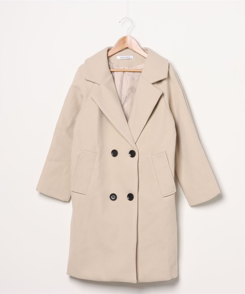 RUUX（ルーフ）の「あったか ダブル チェスターコート（チェスターコート・レディース・ブラック/ベージュ・M/L/XL/XXL/S）」の17枚目の写真