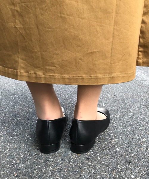 Noubel Voug Relax（ヌーベルヴォーグリラックス）の「ワイド スクエアトゥ ローヒール パンプス（パンプス・レディース・ブラック・S/M/L/LL/3L）」の9枚目の写真