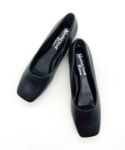 Noubel Voug Relax（ヌーベルヴォーグリラックス）の「ワイド スクエアトゥ ローヒール パンプス（パンプス・レディース・ブラック・S/M/L/LL/3L）」の18枚目の写真