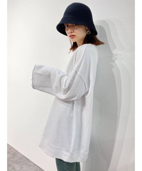 EMODA（エモダ）の「ニットフレアハット（ハット・レディース・ブラック・FREE）」の3枚目の写真