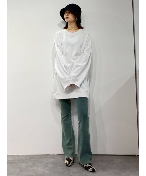 EMODA（エモダ）の「ニットフレアハット（ハット・レディース・ブラック・FREE）」の5枚目の写真