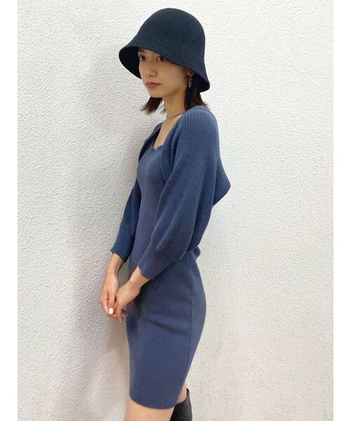 EMODA（エモダ）の「ニットフレアハット（ハット・レディース・ブラック・FREE）」の6枚目の写真