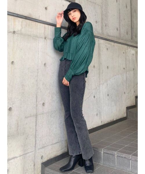 EMODA（エモダ）の「ニットフレアハット（ハット・レディース・ブラック・FREE）」の10枚目の写真