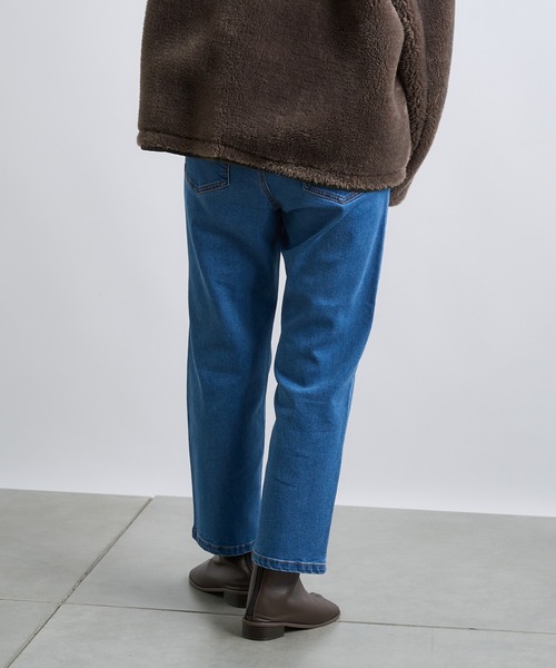 CIAOPANIC TYPY（チャオパニックティピー）の「【TYPYDENIM】あったかクロップドパンツ（デニムパンツ・レディース・ブルー/ブラック・SMALL/MEDIUM/LARGE）」の19枚目の写真