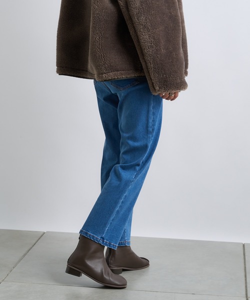 CIAOPANIC TYPY（チャオパニックティピー）の「【TYPYDENIM】あったかクロップドパンツ（デニムパンツ・レディース・ブルー/ブラック・SMALL/MEDIUM/LARGE）」の20枚目の写真