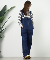 salle de bal POUR TOUS | 【 ZOZO限定 】 デニムオーバーオール MEI(サロペット/オーバーオール)