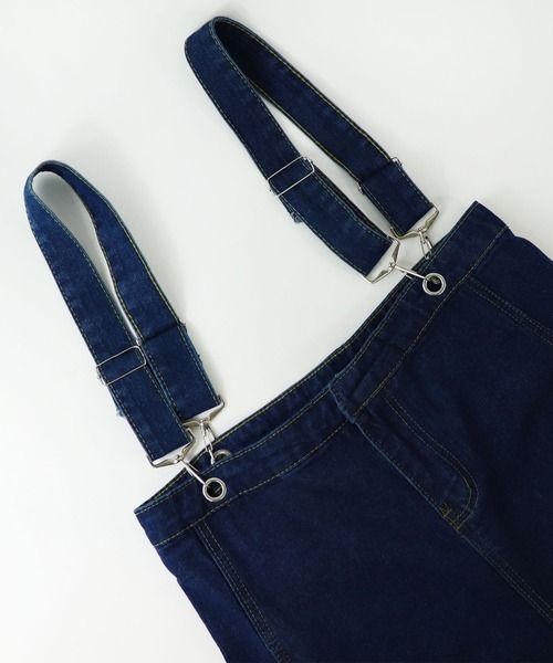 salle de bal POUR TOUS（サルデバルプールトゥス）の「【 ZOZO限定 】 デニムオーバーオール MEI（サロペット/オーバーオール・レディース・ブルー・FREE）」の9枚目の写真