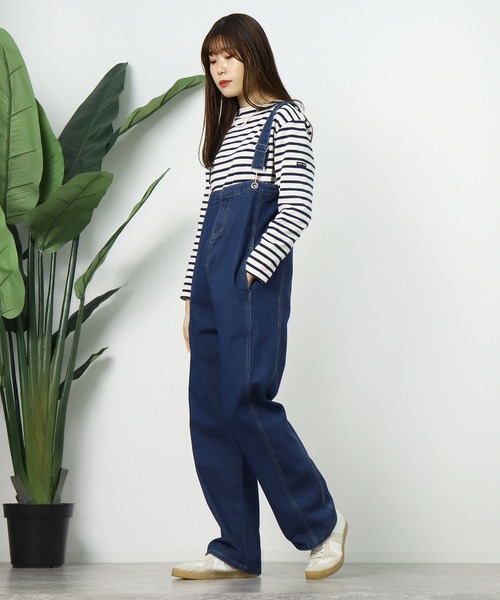 salle de bal POUR TOUS（サルデバルプールトゥス）の「【 ZOZO限定 】 デニムオーバーオール MEI（サロペット/オーバーオール・レディース・ブルー・FREE）」の17枚目の写真