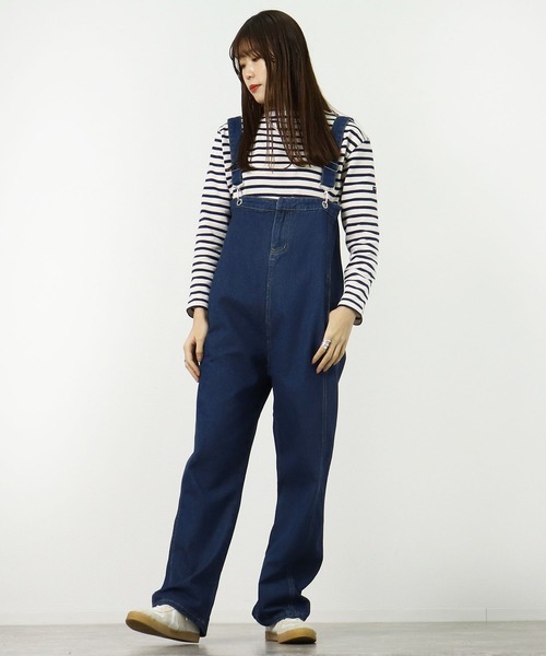 salle de bal POUR TOUS（サルデバルプールトゥス）の「【 ZOZO限定 】 デニムオーバーオール MEI（サロペット/オーバーオール・レディース・ブルー・FREE）」の18枚目の写真