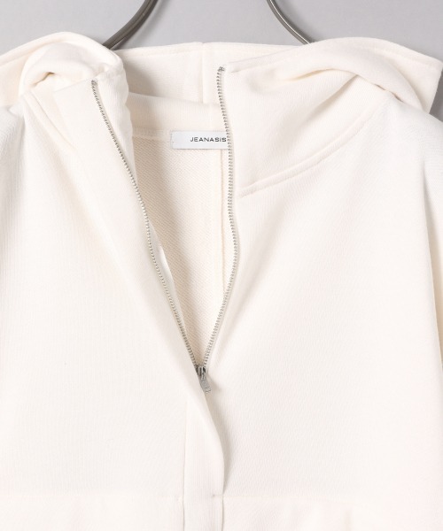 JEANASIS（ジーナシス）の「アノラックウラケフーディ/237397（パーカー・レディース・ライトグレー/ブラック/オフホワイト・FREE）」の5枚目の写真
