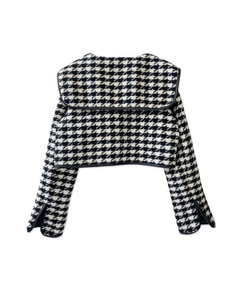 ANDGEEBEE（アンジービー）の「千鳥セーラージャケット（その他アウター・レディース・ブラウン/ブラック・MEDIUM）」の7枚目の写真