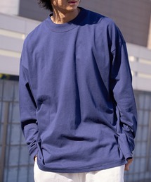 【Goodwear】7オンス袖リブハイネックL/S SUPER BIG TEE モックネック ヘビーウェイト長袖Tシャツ USAコットン 厚手ロンT 2W7-61205