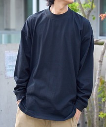 【Goodwear】7オンス袖リブハイネックL/S SUPER BIG TEE モックネック ヘビーウェイト長袖Tシャツ USAコットン 厚手ロンT 2W7-61205