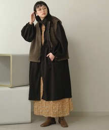 Bab | 【WEB限定】ボアリバーシブルベスト付モッズコート(モッズコート)