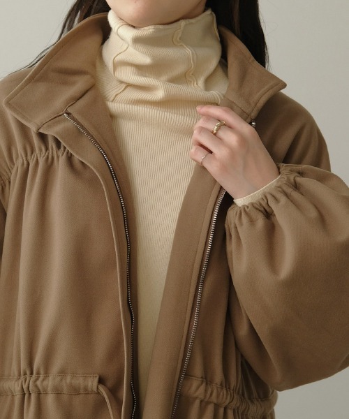 Bab(バブ)の「【WEB限定】ボアリバーシブルベスト付モッズコート(モッズコート・レディース・モカ/カーキ/ブラック・M)」の18枚目の写真