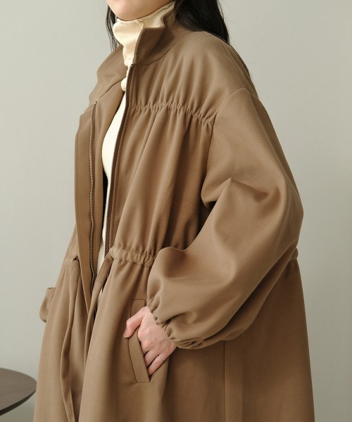 Bab(バブ)の「【WEB限定】ボアリバーシブルベスト付モッズコート(モッズコート・レディース・モカ/カーキ/ブラック・M)」の19枚目の写真