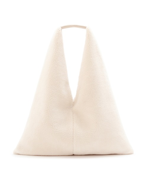 NATURAL BEAUTY BASIC（ナチュラルビューティーベーシック）の「テディフェイクファーワンショルダー（ショルダーバッグ・レディース・オフホワイト/ベージュ系その他2・ﾌﾘ-）」の8枚目の写真