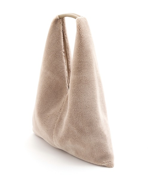 NATURAL BEAUTY BASIC（ナチュラルビューティーベーシック）の「テディフェイクファーワンショルダー（ショルダーバッグ・レディース・オフホワイト/ベージュ系その他2・ﾌﾘ-）」の11枚目の写真